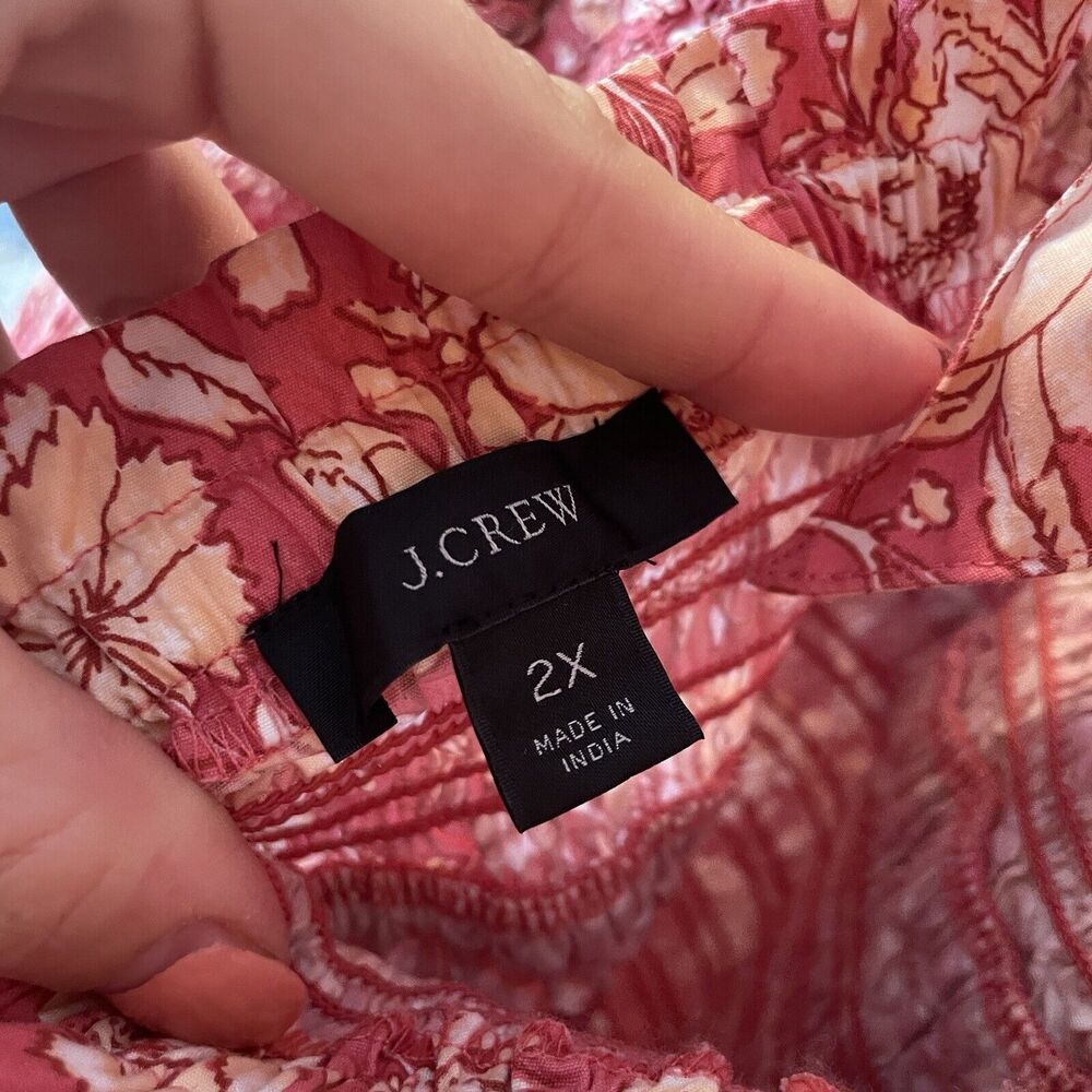 J. Crew πΊ HOST PICK πΊ Floral Halter Mini Dress - Pink - Picture 9 of 14